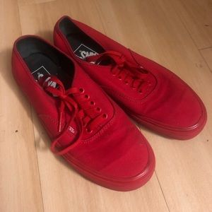 SOLD Red Vans